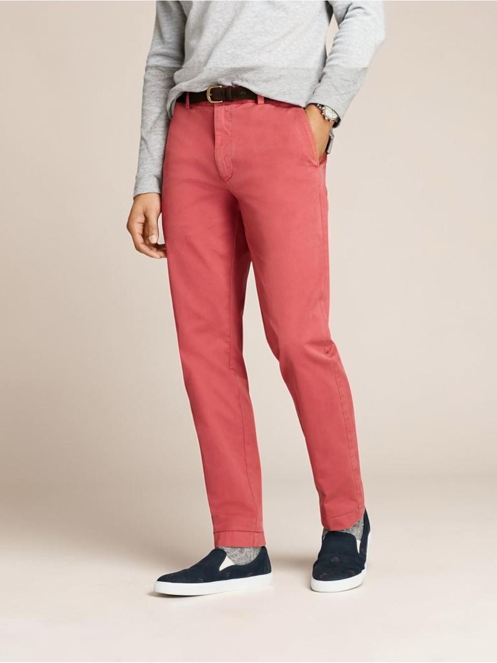 Brooks Brothers Red Fleece Garment Dyed Stretch Chinos 32x32 NWT